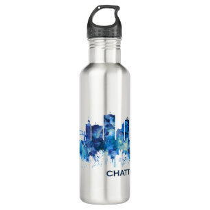 Chattanooga Tennessee Skyline Blue 710 Ml Water Bottle