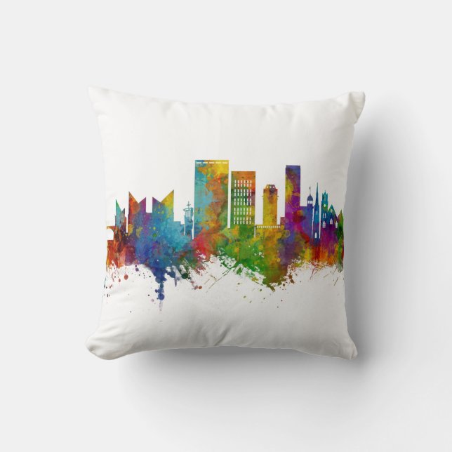 Chattanooga Tennessee Skyline Cushion (Front)