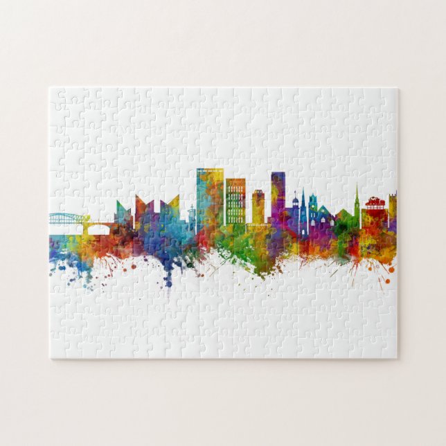 Chattanooga Tennessee Skyline Jigsaw Puzzle (Horizontal)