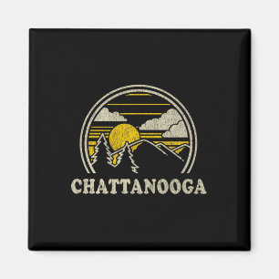 Chattanooga Tennessee Tn T Shirt Vintage Hiking Mo Magnet