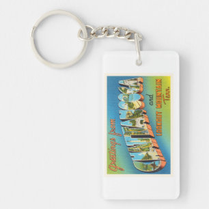 Chattanooga Tennessee TN Vintage Travel Souvenir Key Ring