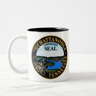 Chattanooga Tennessee Two-Tone Coffee Mug