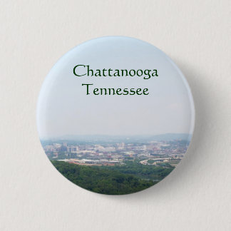 Chattanooga, TN cityscape 6 Cm Round Badge