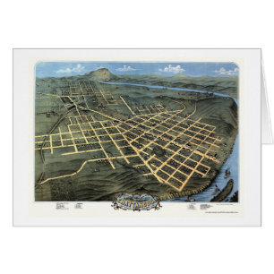 Chattanooga, TN Panoramic Map - 1871