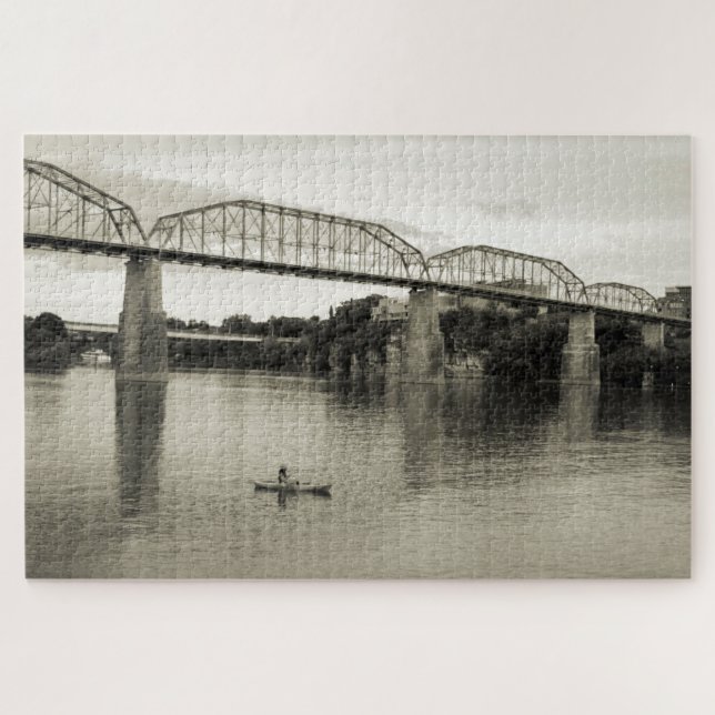Chattanooga, TN - Walnut Street Bridge 20x30  Jigsaw Puzzle (Horizontal)