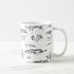 Chattanooga Toile Coffee Mug