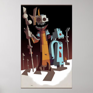 Chatterbox - Ken Gauge Surreal Art Poster