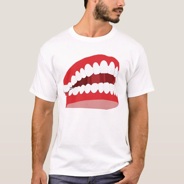 Chattering Teeth T-Shirt (Front)