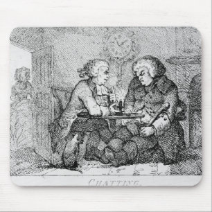 Chatting, illustration mouse mat