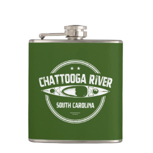 Chattooga River, South Carolina Hip Flask