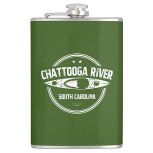 Chattooga River, South Carolina Hip Flask
