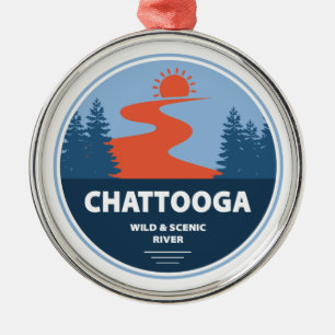 Chattooga Wild And Scenic River Metal Tree Decoration