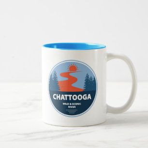 Chattooga Wild And Scenic River Two-Tone Coffee Mug