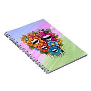 Chatty Blossoms Taza Notebook