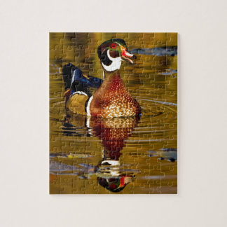 Chatty Wood Duck Jigsaw Puzzle