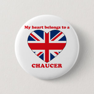 Chaucer 6 Cm Round Badge