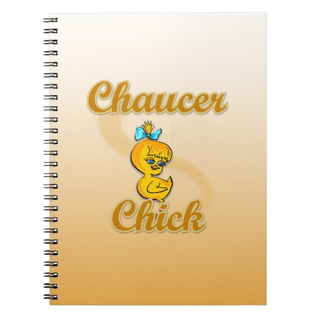Chaucer Chick Notebook (Front)