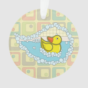 Chaucer the Rubber Duck Acrylic Ornament