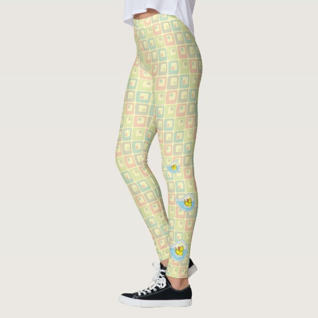 Chaucer the Rubber Duck Leggings (Left)