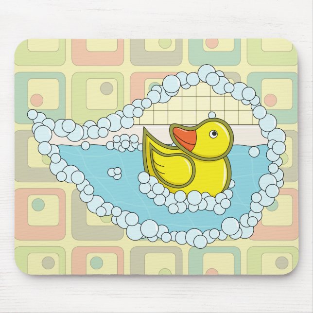 Chaucer the Rubber Duck Mousepad (Front)