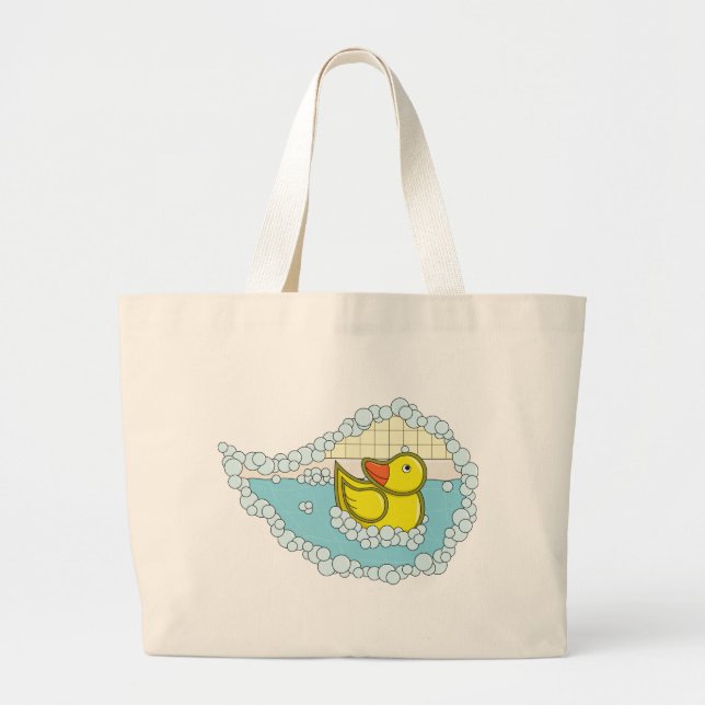 Chaucer the Rubber Duck Tote Bag (Front)