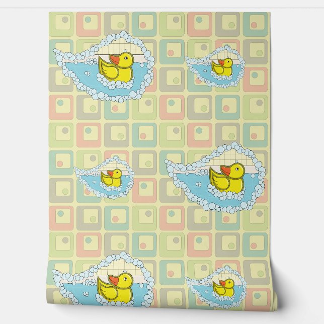Chaucer the Rubber Duck Wallpaper (Unrolling)
