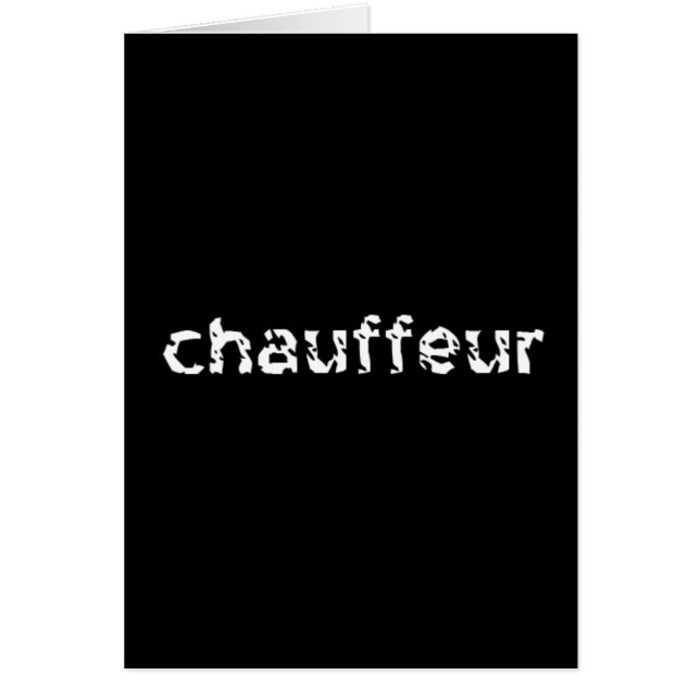 Chauffeur (Front)