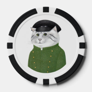 CHAUFFEUR CAT Poker Chips