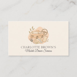 Chauffeur Driver Transportation Business Card