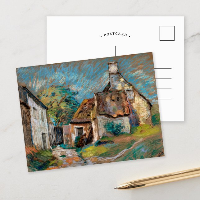 Chaumières | Armand Guillaumin Postcard (Creator Uploaded)