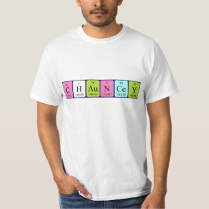 Chauncey periodic table name shirt