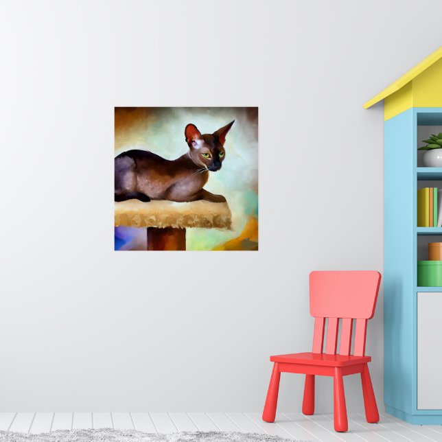 Chausie Cat  Poster (Nursery 1)