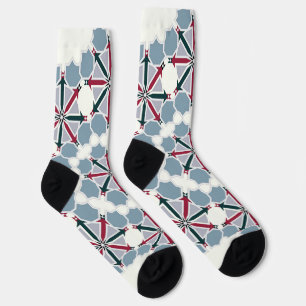 Chaussette Moroccan Zelije !Moroccan Zellige Socks