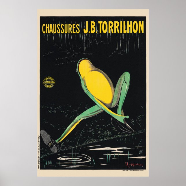 Chaussures J.B. Torrilhon Vintage Poster 1920 (Front)
