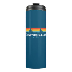 Chautauqua Lake New York Canoe Thermal Tumbler