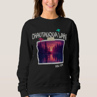 Chautauqua Lake New York Outdoors Vintage Sweatshirt