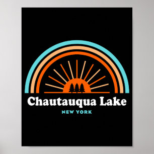 Chautauqua Lake New York Rainbow _1 Poster