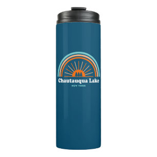Chautauqua Lake New York Rainbow Thermal Tumbler