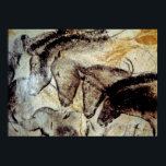 Chauvet Cave Horses Poster<br><div class="desc">The Chauvet-Pont-d'Arc Cave in the Ardèche department of southern France is a cave that contains some of the earliest known cave paintings, as well as other evidence of Upper Paleolithic life. It is located near the commune of Vallon-Pont-d'Arc on a limestone cliff above the former bed of the Ardèche River....</div>