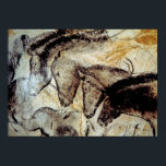 Chauvet Cave Horses Poster<br><div class="desc">The Chauvet-Pont-d'Arc Cave in the Ardèche department of southern France is a cave that contains some of the earliest known cave paintings, as well as other evidence of Upper Paleolithic life. It is located near the commune of Vallon-Pont-d'Arc on a limestone cliff above the former bed of the Ardèche River....</div>
