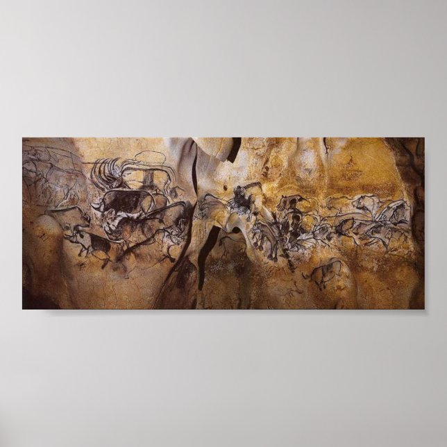 Chauvet Cave painting Poster (Front)