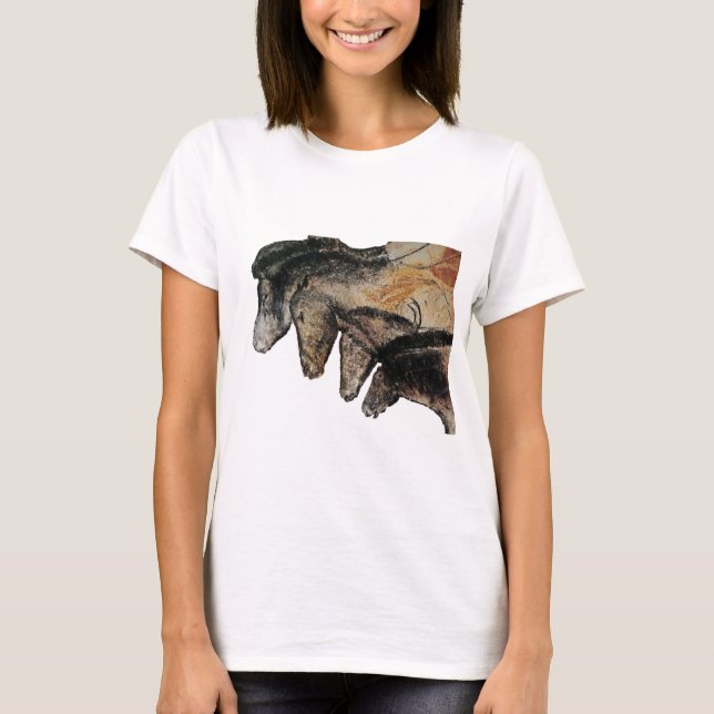 Chauvethorses Grotte Chauvet, Ardèche, France T-Shirt (Front)