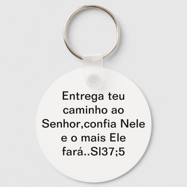 chaveirinho c versiculo biblico key ring (Front)