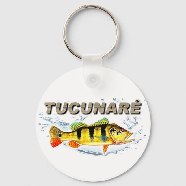 Chaveiro de Pesca - Peixe Tucunaré Key Ring (Front)