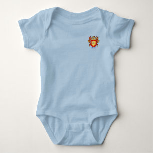 Chaves Historical Shield with Helm and Mantle Baby Bodysuit