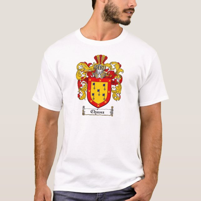 CHAVEZ FAMILY CREST -  CHAVEZ COAT OF ARMS T-Shirt (Front)