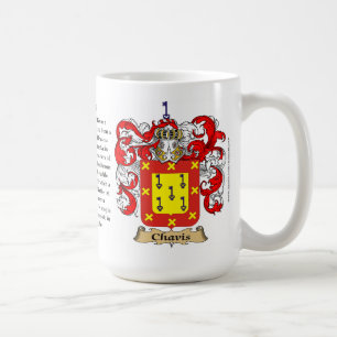 Chavis, the Origin, the Meaning and the Crest Coffee Mug