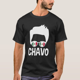 Chavo Mexican Boy Mexico Flag Pride Sunglasses Sil T-Shirt