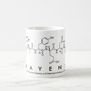 Chayenna peptide name mug