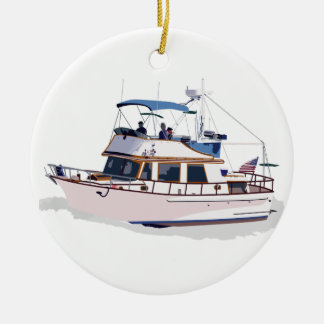 CHB DIESEL TRAWLER CERAMIC TREE DECORATION